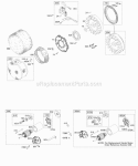 Part Location Diagram of 224723 Briggs and Stratton Clip-Wire (Starter Motor)